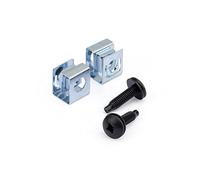 StarTech.com Server Rack Screws and Clip Nuts - 10-32 - Rack Mount Screws and Slide-On Cage Nuts - 50 Pack