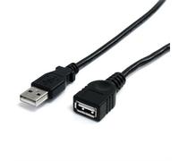 StarTech.com 10 ft Black USB 2.0 Extension Cable A to A - M/F