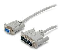 StarTech.com SCNM925FM 10 ft Cross Wired DB9 to DB25 Serial Null Modem Cable, F/M, Null Modem Cable, DB-9 (F) to DB-25 (M), 10 ft