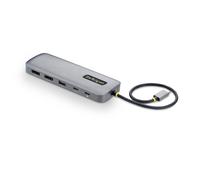 StarTech.com 10-in-1 USB-C to Dual-DisplayPort Multiport Adapter, 100W Power Delivery Charging, 2x 4K 60Hz, 5-Port 5Gbps Hub, Gigabit Ethernet, Type-C Mini Dock