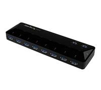 StarTech.com 10-Port USB 3.0 Hub with Charge and Sync Ports - 2 x 1.5A Ports~10-Port USB 3.0 Hub with Charge and Sync Ports - 5Gbps - 2 x 1.5A Ports