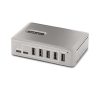 StarTech.com 10-Port USB-C Hub - 8x USB-A/2x USB-C - Self-Powered w/65W Power Supply - USB 3.1 10Gbps - Desktop/Laptop USB Hub w/USB-IF Certified 3ft Locking Cable, USB C Hub