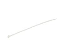 StarTech.com 100-Pack 6"(15cm) Cable Ties - 1/8"(3.6mm) wide, 1-3/8"(39mm) Bundle Diameter, 40lb(18kg) Tensile Strength, Nylon Self Locking Zip Ties with Curved Tip, UL Listed, White - TAA