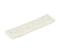 StarTech.com 100 Pack Cable Tie Mounts with Adhesive Tape for 0.13 in. (3.2 mm) Wide Ties - Nylon/Plastic Zip Tie Mounts - Electrical/Network Cable Wrap Mounts / 94V-2 Fire & UL Rated TAA