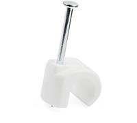 StarTech.com 100 Pack Large Cable Clips with Nail - Reusable - Nail-in