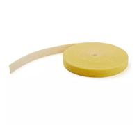 StarTech.com 100ft (30.5m) Hook and Loop Roll Yellow Cut-to-Size Reusable Cable Ties Bulk Industrial Wire Fastener Tape Adjustable Fabric Wraps Reusable Self Gripping Cable Management Straps