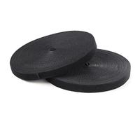 StarTech.com 100ft Hook and Loop Roll - Cut-to-Size Reusable Cable Ties - Bulk Industrial Wire Fastener Tape /Adjustable Fabric Wraps Black / Resuable Self Gripping Cable Management Straps