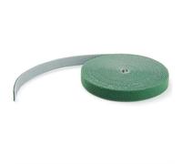 StarTech.com 100ft Hook and Loop Roll - Cut-to-Size Reusable Cable Ties - Bulk Industrial Wire Fastener Tape /Adjustable Fabric Wraps Green / Resuable Self Gripping Cable Management Straps