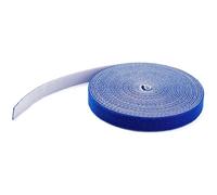 StarTech.com 100ft Hook and Loop Roll - Cut-to-Size Reusable Cable Ties - Bulk Industrial Wire Fastener Tape /Adjustable Fabric Wraps Blue / Resuable Self Gripping Cable Management Straps (HKLP100BL)