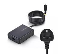 StarTech.com 100W USB-C Laptop Charger with 1.5m Tethered USB-C Cable Power Adapter Brick for Dell XPS HP ProBook MacBook Pro Microsoft Surface Pro