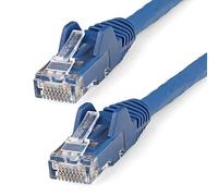 StarTech.com 10ft (3m) CAT6 Ethernet Cable - LSZH (Low Smoke Zero Halogen) - 10 Gigabit 650MHz 100W PoE RJ45 UTP Network Patch Cord Snagless w/Strain Relief - Blue CAT 6, ETL Verified (N6LPATCH10BL)