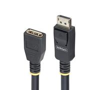 StarTech.com 10ft (3m) DisplayPort 1.4 Extension Cable DP 1.4 Port Saver Cable 8K 60Hz DP Male to Female Extension Adapter Cord DisplayPort Extension Cable TPE Jacket M/F