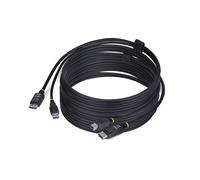 StarTech.com 10ft (3m) DisplayPort and USB 5Gbps KVM Cable, 4K 60Hz, Universally Compatible DP 1.2/USB 3.0 Combo Cable for KVM Switches