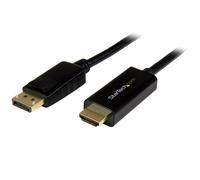 StarTech.com 10ft (3m) DisplayPort to HDMI Cable - 4K 30Hz - DisplayPort to HDMI Adapter Cable - DP 1.2 to HDMI Monitor Cable Converter - Latching DP Connector - Passive DP to HDMI Cord