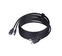 StarTech.com 10ft (3m) HDMI and USB 5Gbps KVM Cable. 4K 60Hz. HDMI 2.0