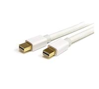 StarTech.com 10ft (3m) Mini DisplayPort Cable, 4K UHD Video, mDP 1.2 Cable, M/M mDP Cord, Mini DisplayPort (Not Thunderbolt)