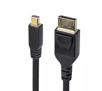 StarTech.com 10ft (3m) Mini DisplayPort to DisplayPort 1.4 Cable, 8K 60Hz/4K 120Hz HBR3 HDR, Slim UHD mDP to DP 1.4 Cord