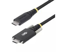 StarTech.com 10ft (3m) USB-C Charging Cable Durable and Ultra-Flexible Side Screw Locking 240W (5A) PD EPR USB 2.0 Laptop Charger Cable USB-IF Certified Rugged USB-C Charging Cord
