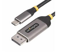StarTech.com 10ft (3m) USB-C to DisplayPort Adapter Cable 8K 60Hz 4K 144Hz HDR USB Type-C to DP 1.4 Video Converter Cable USB4/Thunderbolt 3/4 Compatible