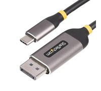 StarTech.com 10ft (3m) USB-C to DisplayPort Adapter Cable 8K 60Hz 4K 144Hz HDR USB Type-C to DP 1.4 Video Converter Cable USB4/Thunderbolt 3/4 Compatible