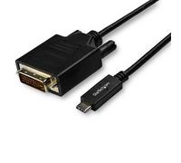 StarTech.com 10ft (3m) USB C to DVI Cable - 1080p (Single Link) USB Ty
