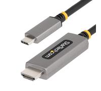 StarTech.com 10ft (3m) USB-C to HDMI Adapter Cable 8K 60Hz 4K 144Hz HDR10 USB Type-C to HDMI 2.1 Video Converter Cable USB-C DP Alt Mode/USB4/Thunderbolt 3/4 Compatible - USB-C Laptop to HDMI Monitor