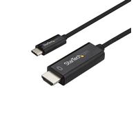 StarTech.com 10ft (3m) USB C to HDMI Cable - 4K 60Hz USB Type C to HDMI 2.0 Video Adapter Cable - Thunderbolt 3 Compatible - Laptop to HDMI Monitor/Display - DP 1.2 Alt Mode HBR2 - Black