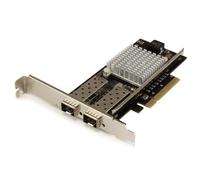 StarTech.com 10G Network Card - 2x 10G Open SFP+ Multimode LC Fiber Connector -