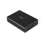 StarTech.com 10GbE Fiber Ethernet Media Converter for 1/2.5/5/10Gbps Network NBASE-T SFP to RJ45 Multigigabit Singlemode/Multimode Fiber Optic to Copper Network Ethernet to Fiber Bridge~10GbE Fiber Et