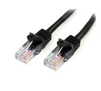 StarTech.com Cat5e Ethernet Patch Cable with Snagless RJ45 Connectors - 10 m, Black