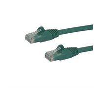 StarTech.com 10m CAT6 Ethernet Cable - Green CAT 6 Gigabit Ethernet Wire -650MHz 100W PoE RJ45 UTP Network/Patch Cord Snagless w/Strain Relief Fluke Tested/Wiring is UL Certified/TIA