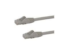 StarTech.com 10m CAT6 Ethernet Cable - Grey CAT 6 Gigabit Ethernet Wire -650MHz 100W PoE RJ45 UTP Network/Patch Cord Snagless w/Strain Relief Fluke Te
