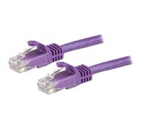 StarTech.com 10m CAT6 Ethernet Cable - Purple CAT 6 Gigabit Ethernet Wire -650MHz 100W PoE RJ45 UTP Network/Patch Cord Snagless w/Strain Relief Fluke Tested/Wiring is UL Certified/TIA