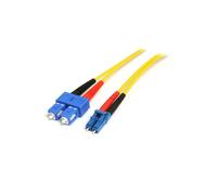 StarTech.com 10m Fibre Optic Single-mode Duplex Cable in Yellow StarTech.com Yellow