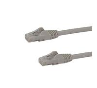 StarTech.com 10m CAT6 Ethernet Cable - Grey CAT 6 Gigabit Ethernet Wire -650MHz 100W PoE RJ45 UTP Network/Patch Cord Snagless w/Strain Relief Fluke Tested/Wiring is UL Certified/TIA