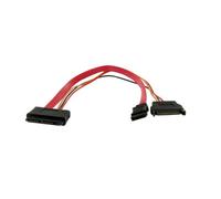 StarTech.com 12in Micro SATA to SATA with SATA Power Adapter Cable (MCSATAF12S)
