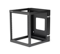 StarTech.com 12U Hinged Open Frame Wall-Mount Server Rack - 22 in. Deep