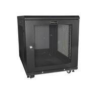 StarTech.com 19in 12U Server Rack Cabinet - 4-Post Adjustable Depth (2" to 30") Network Equipment Rack Enclosure w/Casters/Cable Management/1U Shelf/Locking Doors