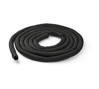 StarTech.com 15' (4.6m) Cable Management Sleeve - Flexible Coiled Cable Wrap - 1.0-1.5" dia. Expandable Sleeve - Polyester Cord Manager/Protector/Concealer - Black Trimmable Cable Organizer