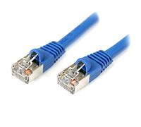 StarTech.com 15 ft. (4.6 m) Cat5e Ethernet Cable - Power Over Ethernet - Shielded - Blue - Ethernet Network Cable (S45PATCH15BL)