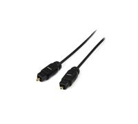 StarTech.com 15 ft Thin Toslink Digital Optical SPDIF Audio Cable