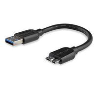 StarTech.com Slim Micro USB 3.0 Cable - M/M - 15cm (6in)