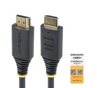 StarTech.com 15ft (4.5m) Premium Certified High Speed HDMI Cable, 4K 60Hz/1440p 144Hz, HDR10/HDCP 2.2/ARC, 18Gbps, UHD HDMI 2.0 Cord for TV/Monitor/Display, TPE Jacket