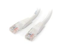StarTech.com 15m Cat5e White Molded RJ45 UTP Cat 5e Patch Cable - 15 m Patch Cord