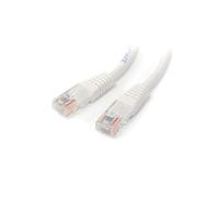 StarTech.com 15m Cat5e White Molded RJ45 UTP Cat 5e Patch Cable - 15 m Patch Cord