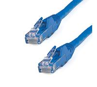 StarTech.com 15m CAT6 Ethernet Cable - Blue CAT 6 Gigabit Ethernet Wire -650MHz 100W PoE++ RJ45 UTP Category 6 Network/Patch Cord Snagless w/Strain Relief Fluke Tested UL/TIA Certified (N6PATC15MBL)
