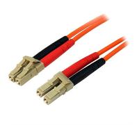 StarTech.com 15m Fiber Optic Cable - Multimode Duplex 50/125 - LSZH Fiber Jumper Cord - LC/LC. Cable length: 15 m Fibre optic type: OM2 Connector 1: LC Connector 2: LC Core diameter: 50 m Full duplex
