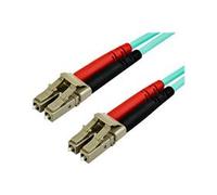 StarTech.com 15m OM4 LC-LC Multimode Duplex Fiber Optic Patch Cable Aqua