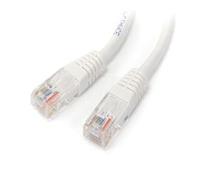 StarTech.com 15m Cat5e White Molded RJ45 UTP Cat 5e Patch Cable - 15 m Patch Cord