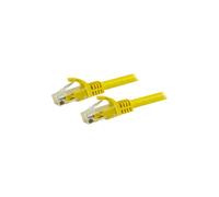 StarTech.com 15m CAT6 Ethernet Cable - Yellow CAT 6 Gigabit Ethernet Wire -650MHz 100W PoE RJ45 UTP Network/Patch Cord Snagless w/Strain Relief Fluke Tested/Wiring is UL Certified/TIA